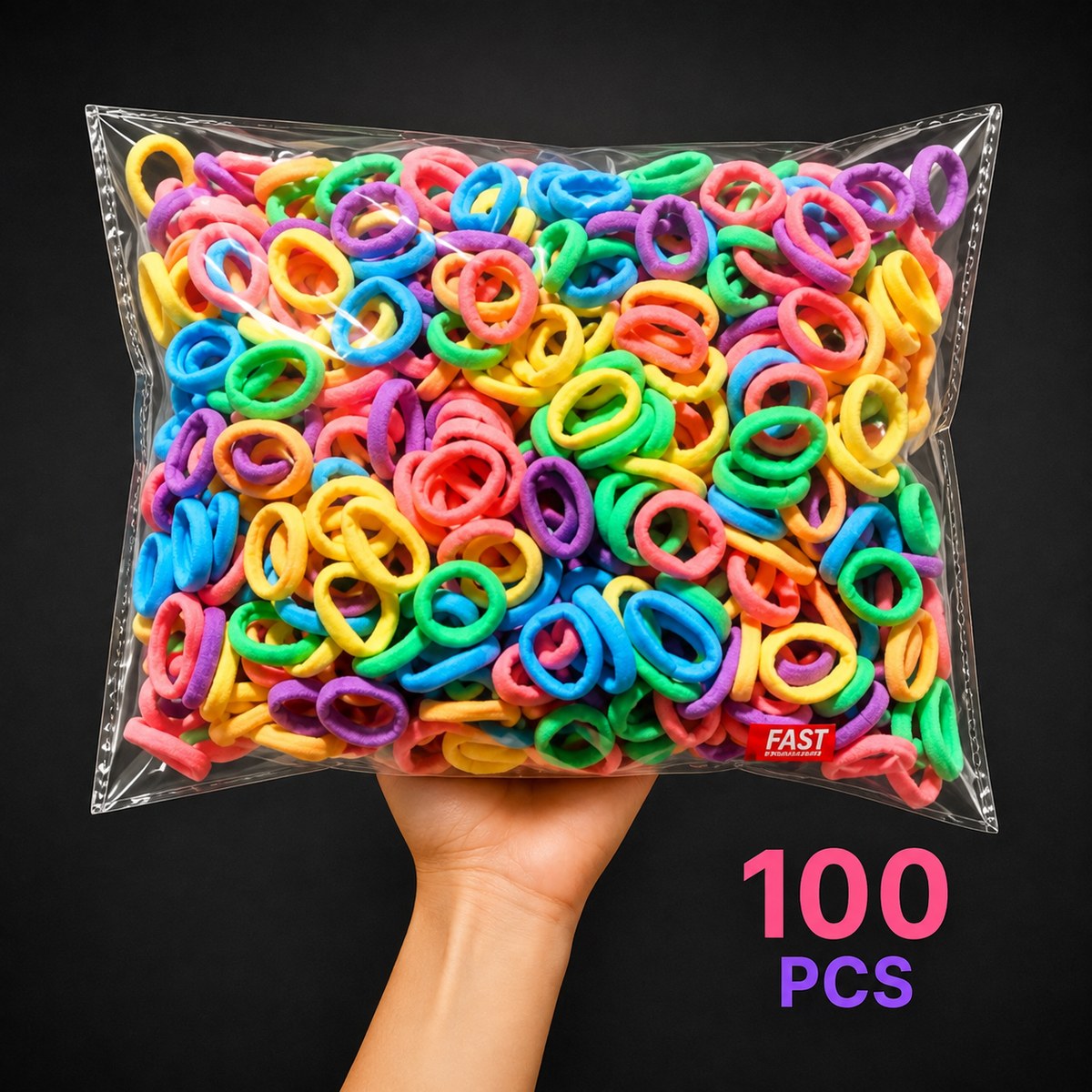 Mini rubber band pack of 50